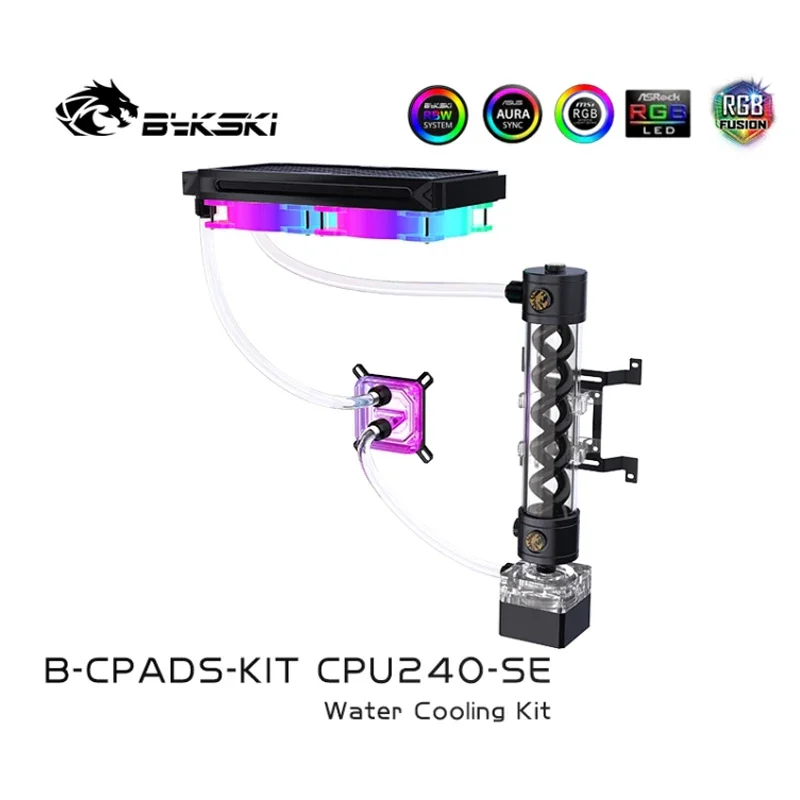 

Bykski Split Hose/Hard Tube PC Water Cooling Kit for Intel AMD CPU/AMD NVIDIA GPU Graphics Card B-CP-KIT