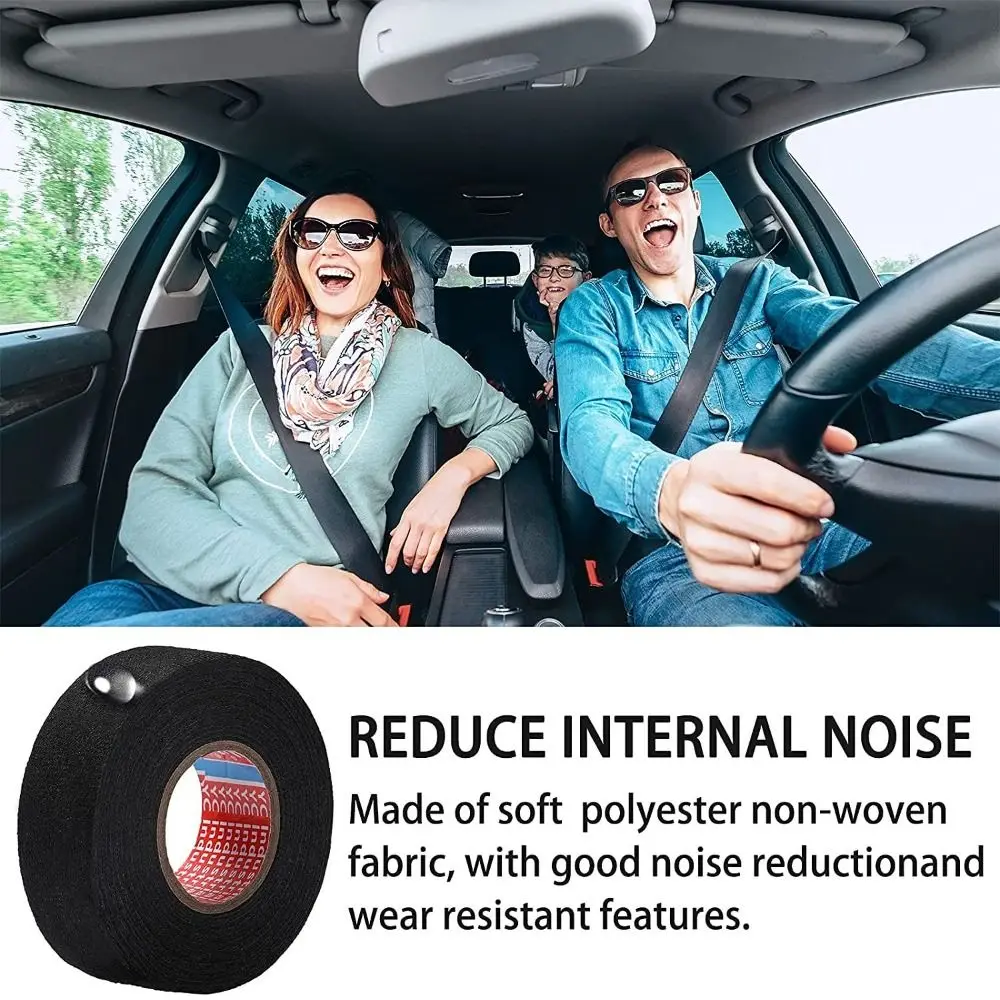 Heat-resistant Wire Harness Tape Cloth Fabric Automotive Wire Loom Tape Noise Dampening Insulation Electrical Adhesive Tape