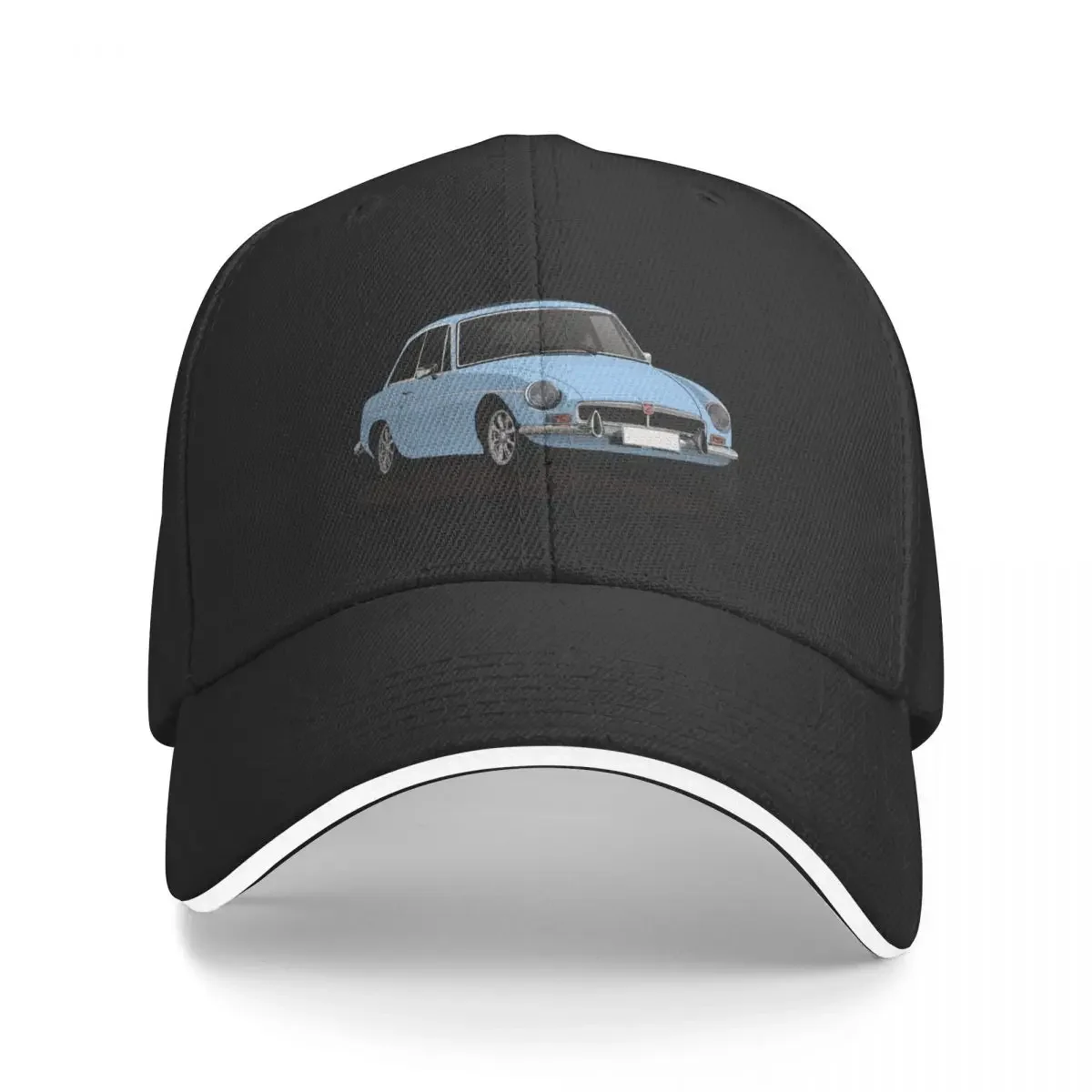 

MG MGB GT - illustration - light blue Baseball Cap Hat Luxury Brand Golf Cap Caps For Men Women's