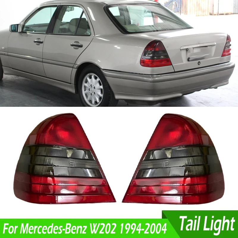 

For Mercedes Benz W202 C180 C200 C220 C230 C240 C260 C280 1994-2004 Car Rear Taillight Driving Light Brake Light WithNo Bulb