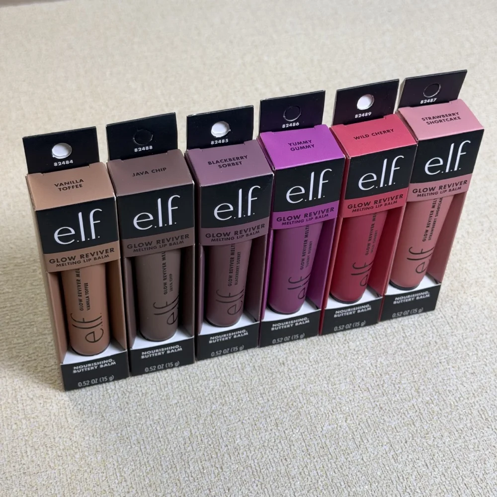Elf Lip Balm Tinted Lip Gloss Lightweight Hydrating Nourishing Repairing Improve Lip Lines Dryness Create Naturally Plump Lips
