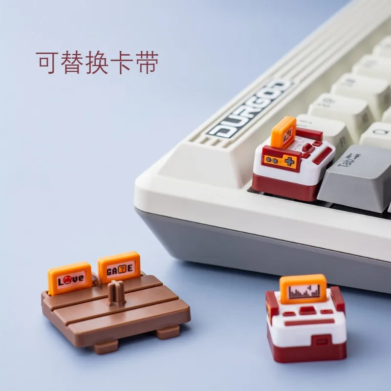 Game Console Theme Mechanical Keyboard ABS Material Custom Artisan Keycap PC Gaming Keyboard Point Keycap DIY Collectible Gift