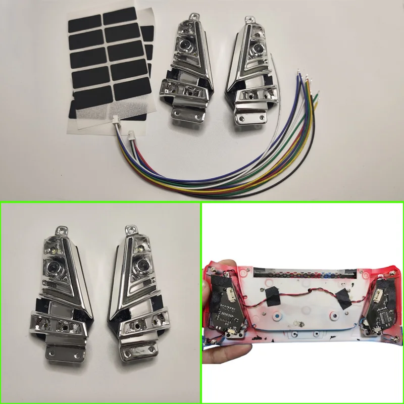 1 set di simulazione in esecuzione LED luce PCB sistema di fari per 1/14 Tamiya RC camion ribaltabile Volvo FH16