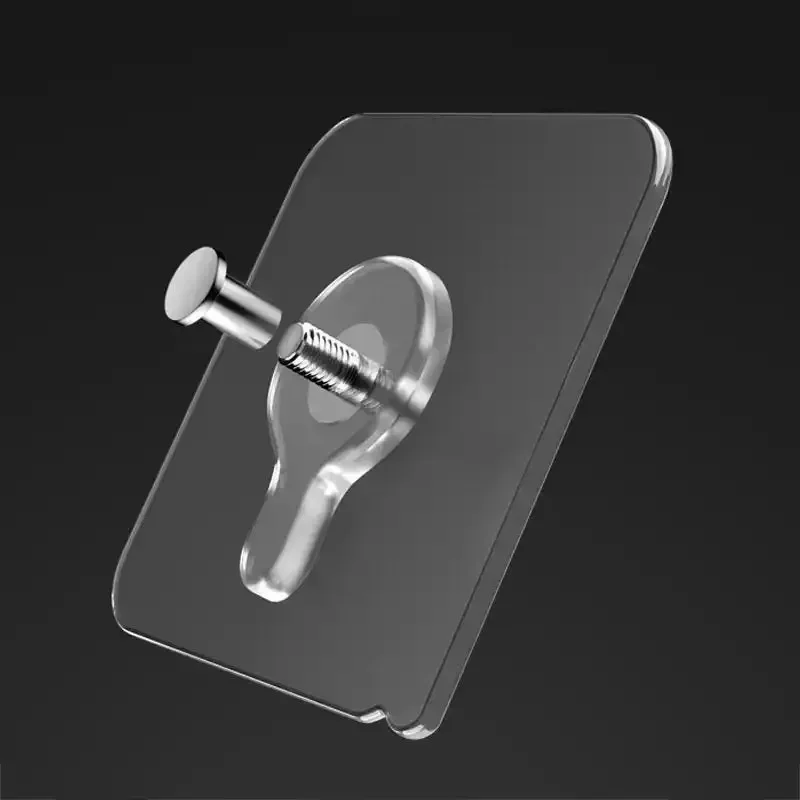 8pcs Strong Adhesive Wall Hooks | No Drill Waterproof Contemporary Plastic Hooks for Kitchen & Bathroom,  Modern Hooks, Stylish