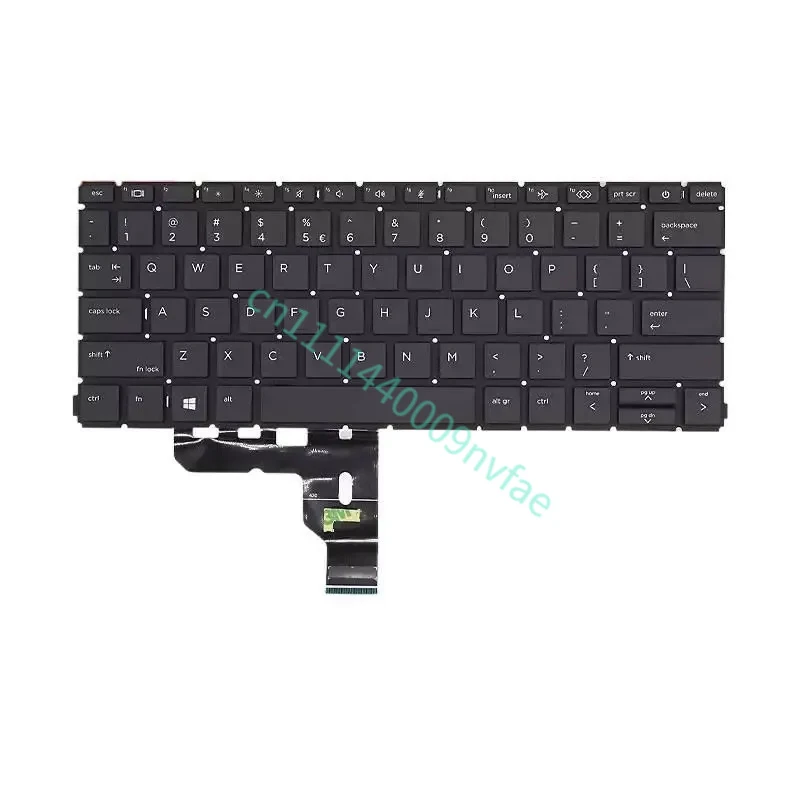 US Replacement Keyboard for HP ProBook 430 G8,x360 435 G7,435 G8 No-backlit (Not fit 430 G7) 0.3