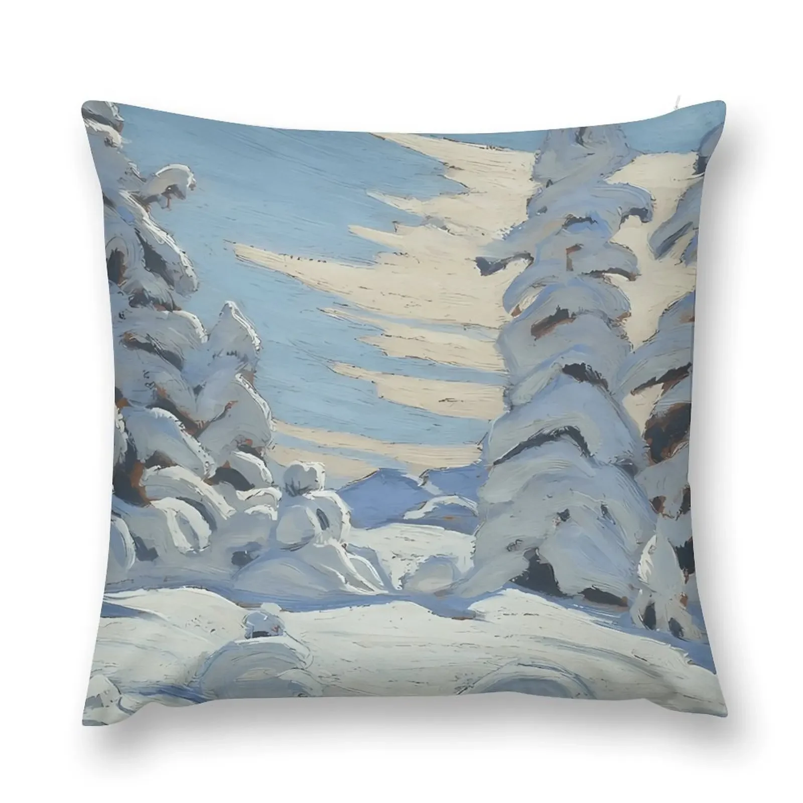 

Trees and Snow by Lawren Harris Throw Pillow Cushions For Children Cushion Cover For Sofa pillow