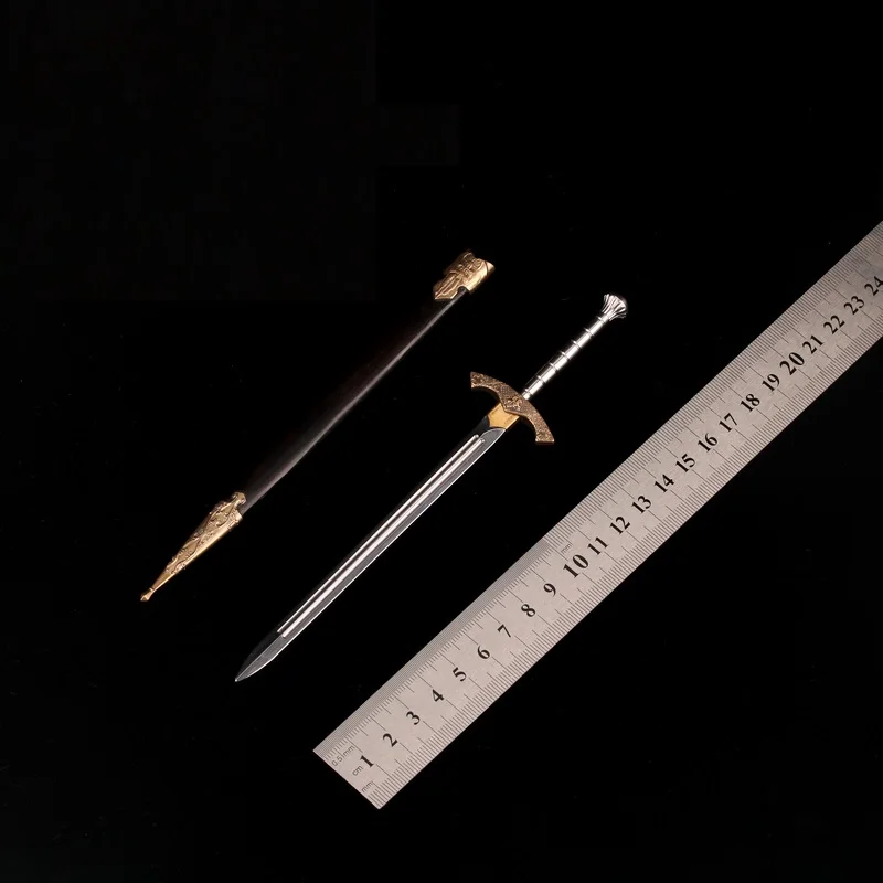 21cm Handmade 1:6 Scale Medieval Sword Excalibur Sword 7\