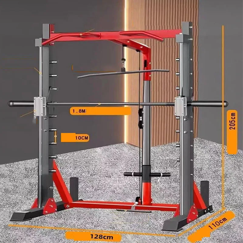 Strength Trainer Squat Frame, Load-Bearing, Push-up, Pull-up, Multi-Function, Covers an area of less than 2 square meters, 300kg