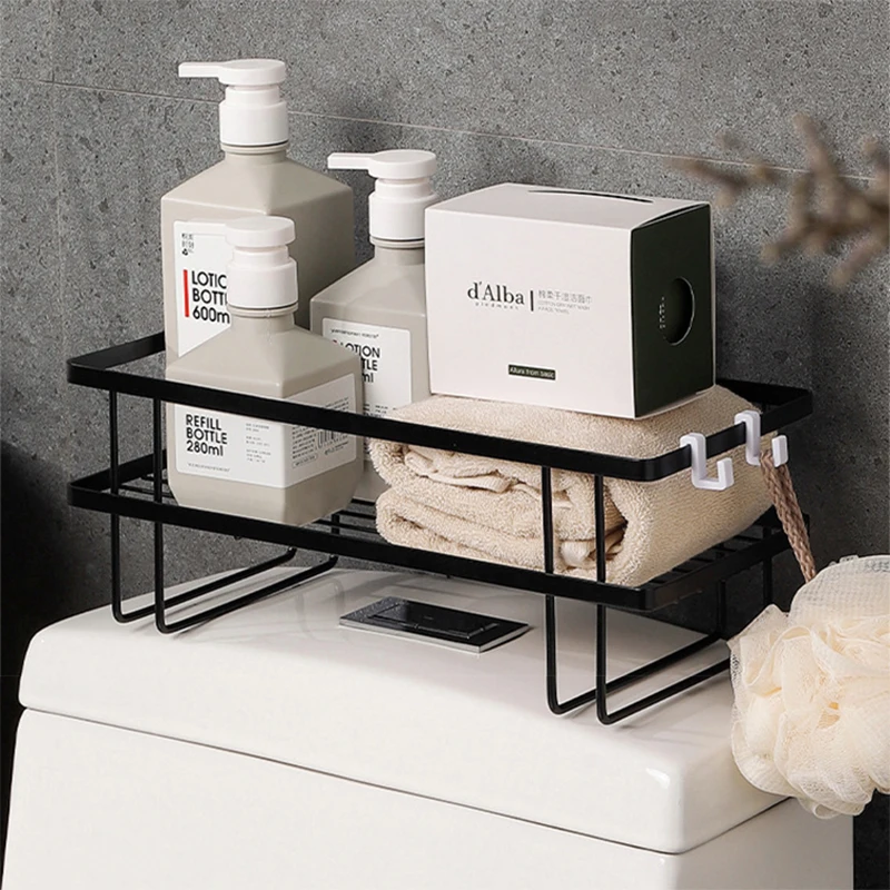 Toilet Shelf Storage Rack Over The Toilet Storage Shelf Punch-free Kitchen Storage Rack Toilet Paper Organizer Shelves Bathroom