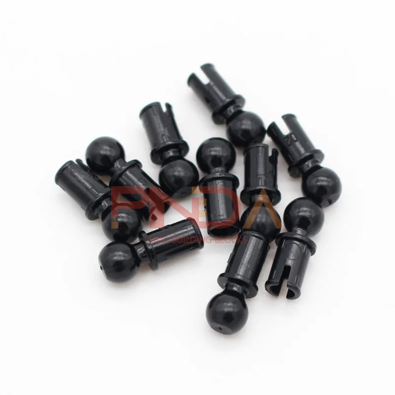 

20pcs Compatible MOC Brick Parts 6628 High-Tech Pin with Friction Ridges Lengthwise and Towball Building Block Particle Kid Toy