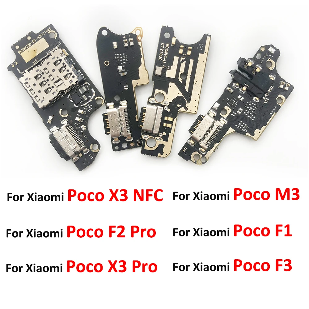 

10 шт., док-разъем для зарядки Xiaomi Mi 11 Lite Poco X3 NFC Pro M3 F1 F2 X4 M4 Pro 4G 5G F3 USB