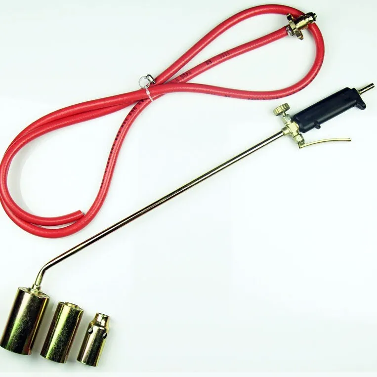 Propane Weed Torch Burner Camping Fire Starter Ice Melter with Nozzle Hose