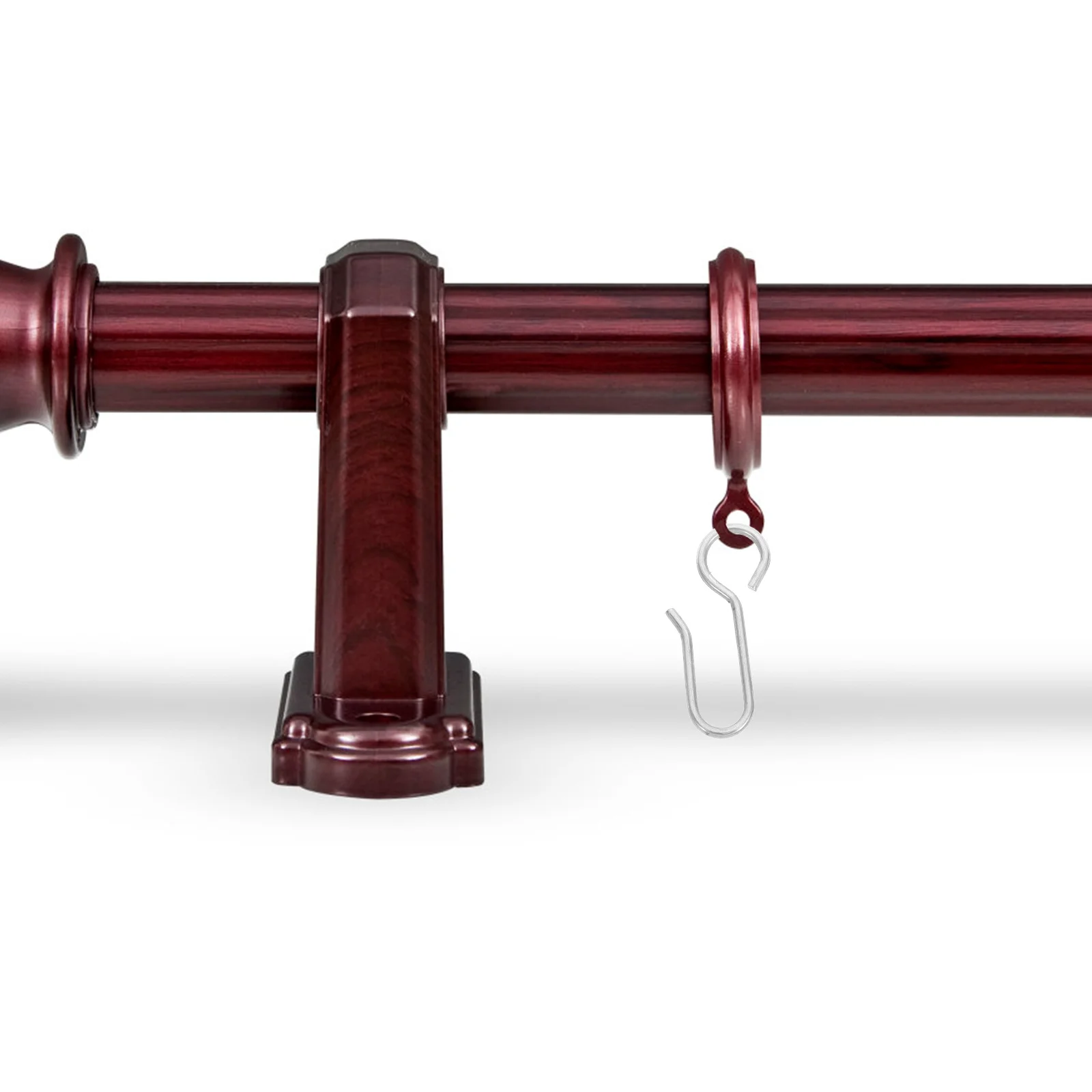 

50Pcs S Hook Curtain Track Hooks Stainless Steel Strong Durable for Home Office Drapery Wire Hooks Drapery Hook Pin