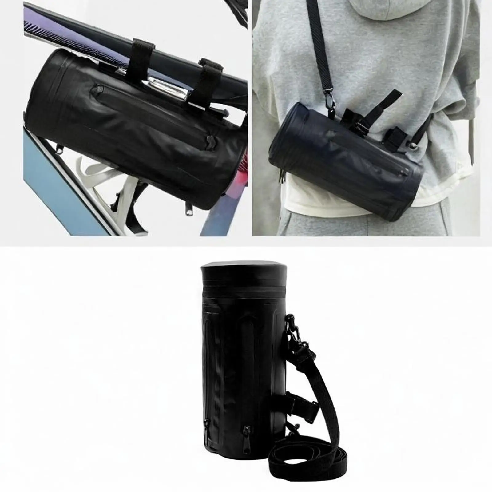 

Сумка на руль велосипеда Передняя сумка для велосипеда Сумка для хранения емкостью 2 л Удобная дорожная сумка на руль велосипеда Сумка на переднюю раму