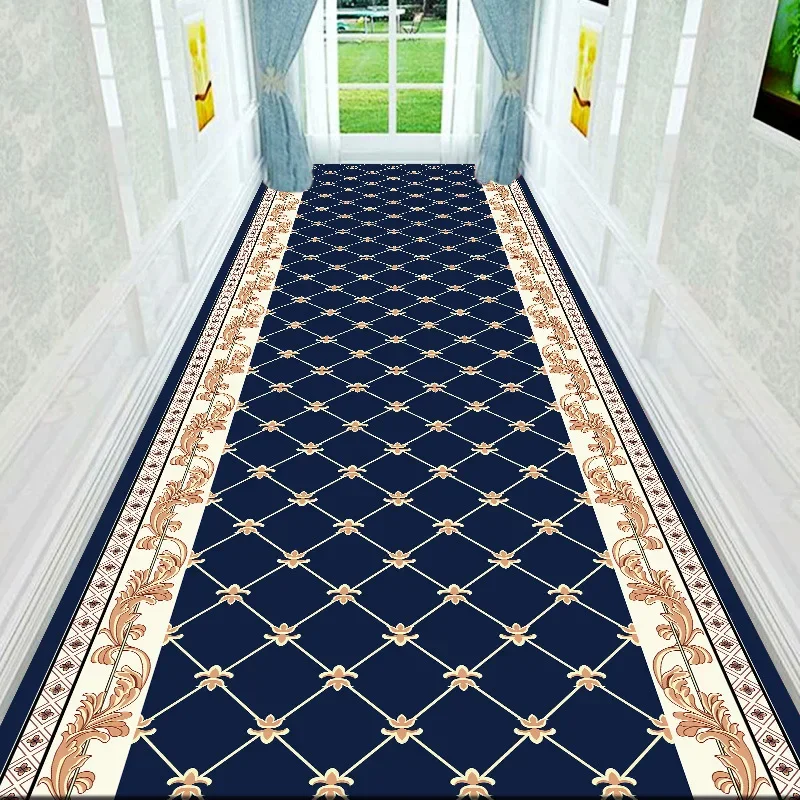 

All Size Hallway Carpet Wedding Corridor Rug Stairs Carpet Home Floor Runners Rugs Hotel Entrance Aisle Floor Long Rug Bedroom