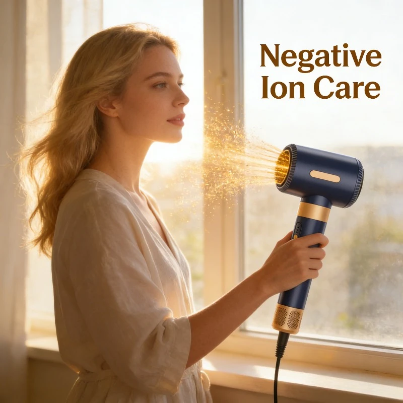 

7 In 1 Hair Dryer Brush Brushless High Speed Hair Dryer with Diffuser Ionic Blow Dryer Hot Air Styling Comb Auto Hair Curler