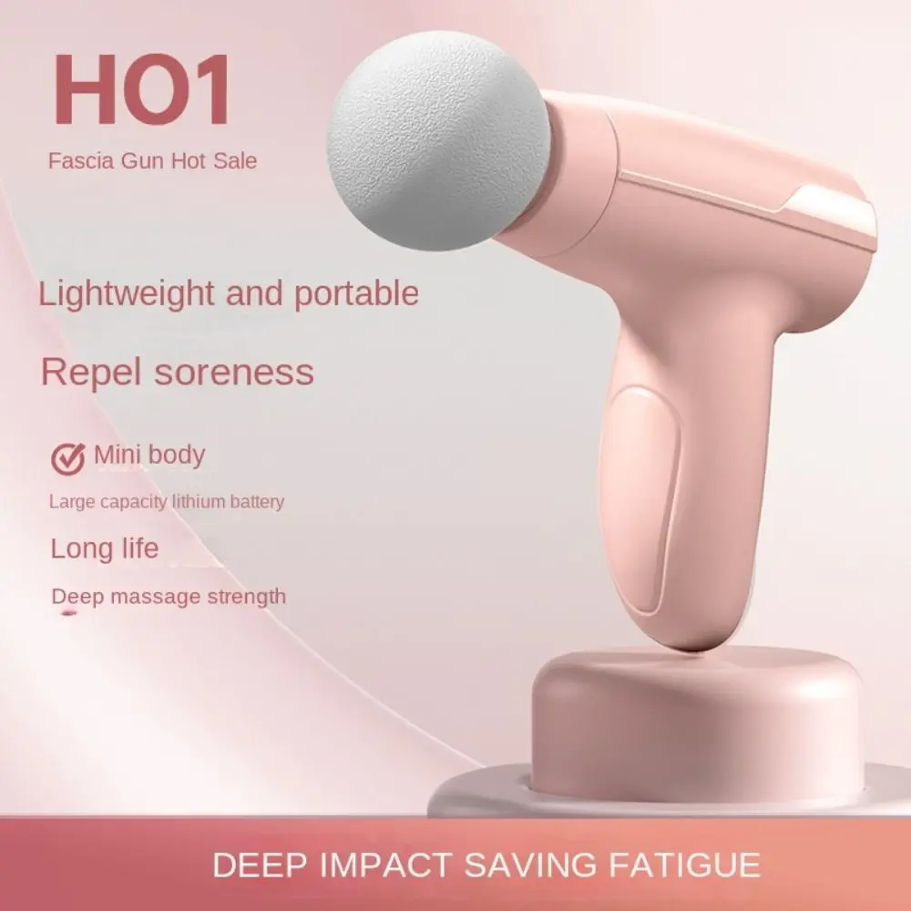 Elektrische Deep Tissue Massager Handheld Mini Elektrische Fascia Massager Draagbare 3-niveaus verstelbare Deep Tissue Massagegun Mannen