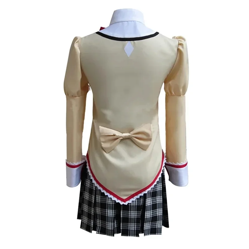 

s;3'c\5/b' Puella Magi Madoka Magica Akemi Homura school uniform Costume Anime Cosplay Pink Wig i3'f,6\b;8/
