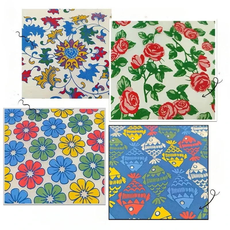 1pcs New Ceramic Underglaze Decal Paper Color Pattern Transfer Sticker High Temp Underglaze Application Tool for Pottery Craft