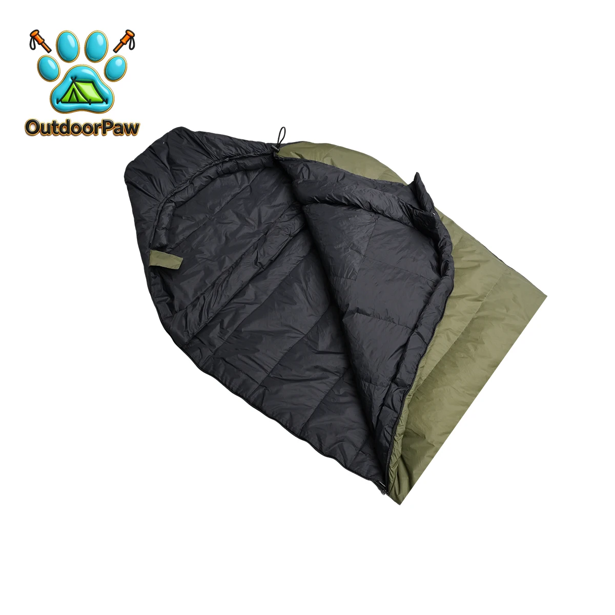 High Quality Adult Mummy Sleeping Bag Outdoor Hiking Gear Waterproof Down Sleeping Bag