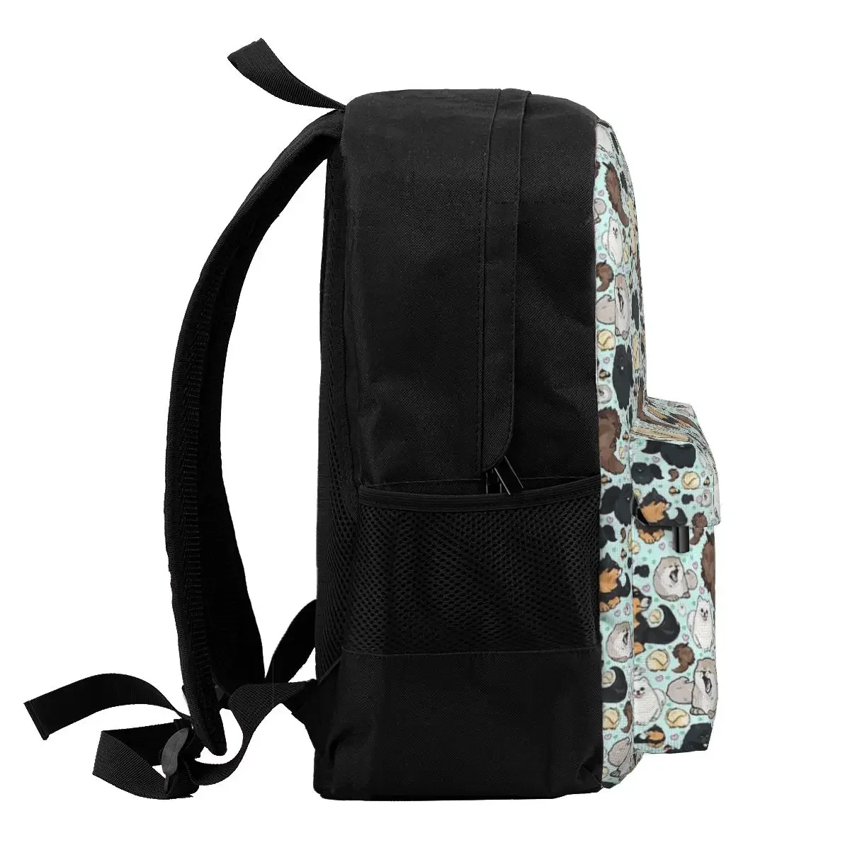 Mochilas para meninos e meninas da Pomerânia, Mochilas escolares infantis, Mochila Infantil dos Desenhos Animados, Bolsa de Ombro para Laptop, Grande Capacidade