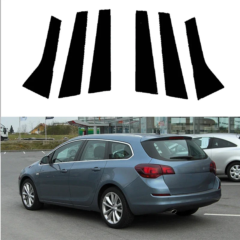 Car Accessories For Vauxhall Holden Opel Astra J (P10) 5-door Hatchback 2010 2011 2012-2015 Window Pillar Posts Cover Trim Kits