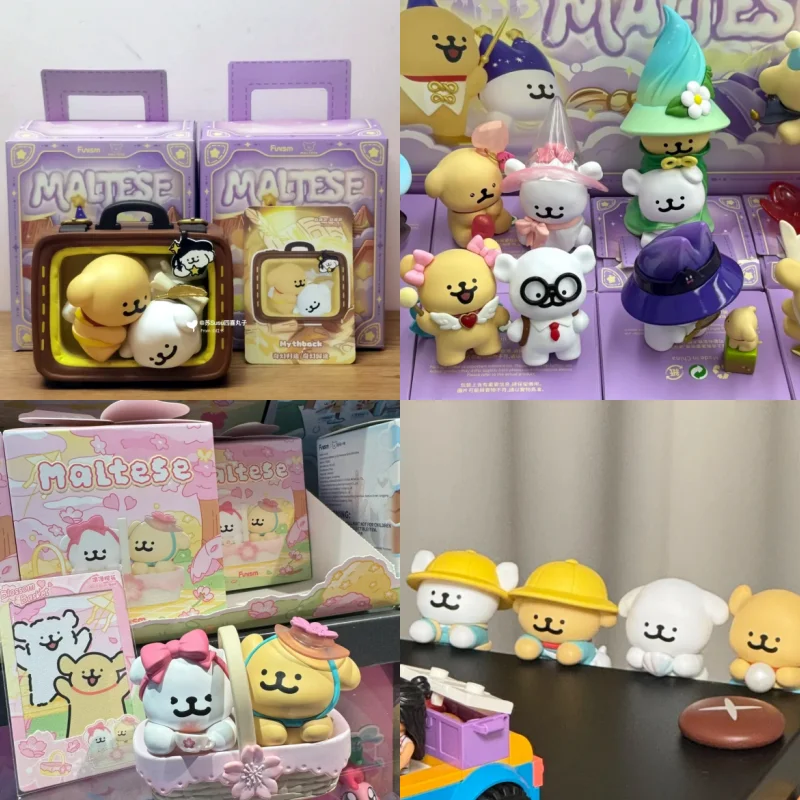 

Genuine Maltese Magic Expedition Team Series Blind Box Romantic Cherry Blossoms Surprise Bag Action Figure Ornament Gift Toys
