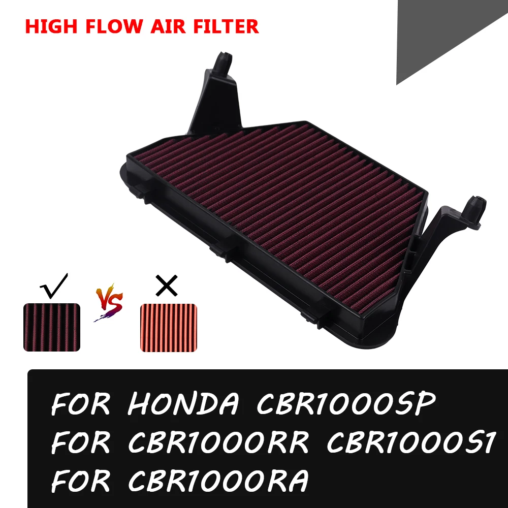 For Honda CBR1000SP CBR1000RR CBR1000RA CBR 1000 RR S1 SP Motorcycle Accessories Air Filter Intake Cleaner Air Element Cleaner