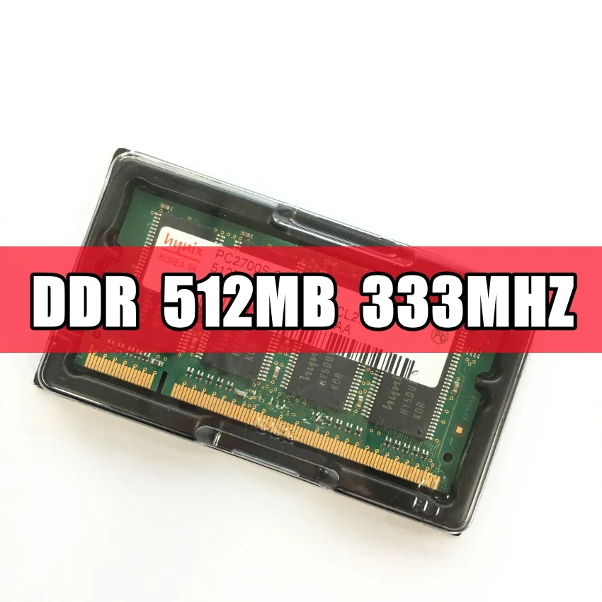 Original HY Chipset DDR 512MB PC 2700S 333Mhz 512MB 333 Laptop Memory Notebook RAM