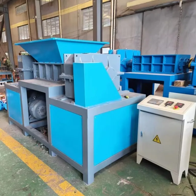 Tire Shredding Machine Different Thickness Tyre Crushing Equipment Universal Rubber Waste Recycling Device Custom Compatibility