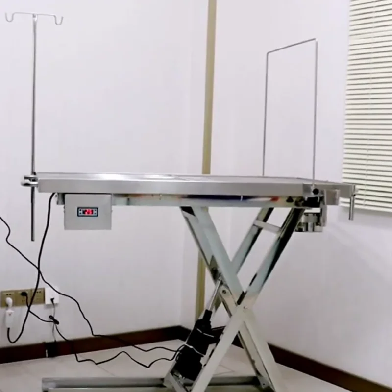

Pet Operating Table Medical Stainless Steel Diagnosis and Treatment Table Veterinary Lifting Medical Auxiliary Table