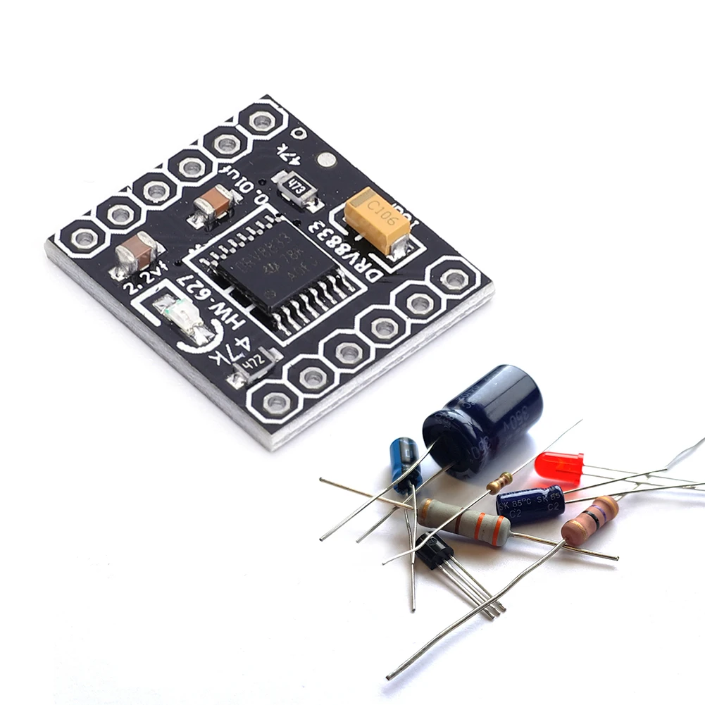 10-100PCS DRV8833 Motor Drive Module 6 Pin 1.5A Single H Bridge DC Gear Stepper Motor Driver Controller Board DIY Components