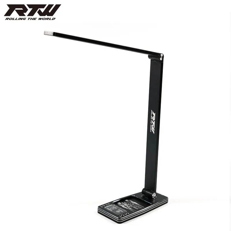 RTW Foldable Desk Lamp, 3 brightness levels, 5 light source modes, supports external 12V power supply, Model: RTW-TS26011
