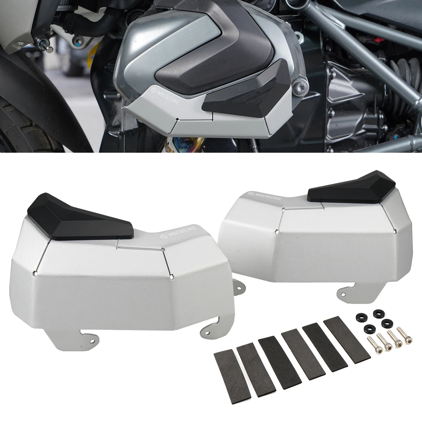 

For 2018-2023 BMW R1250GS Engine Cylinder Head Side Cover for BMW R1250GS Adventure R1250GSA 2019 2020 2021 2022 2023 2024