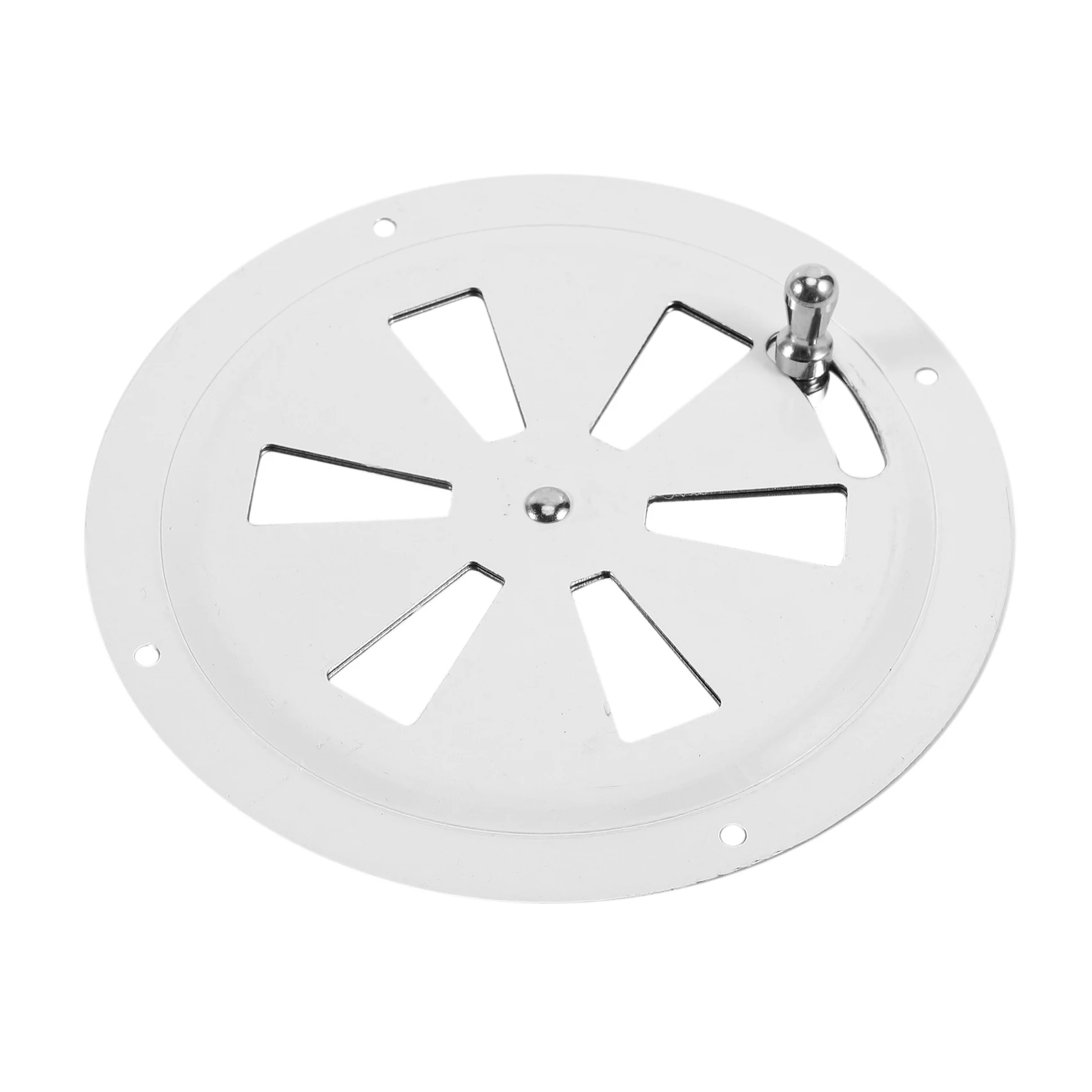 HOT Round Air Louver Vent & Side Knob Opening Grille Cover Marine Boat RV 316 Stainless Steel Ventilation Louvered Vent