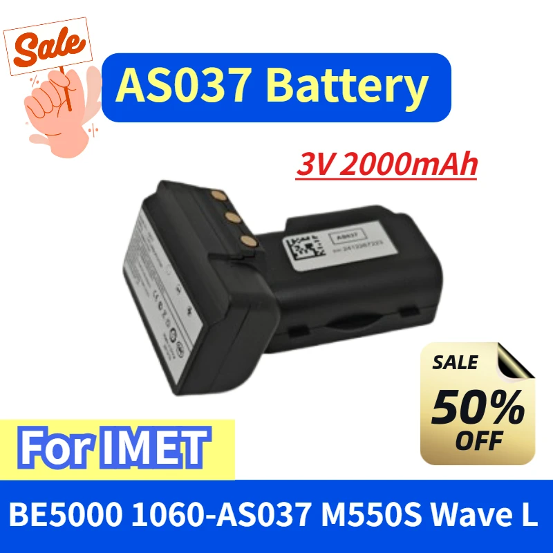 

AS037 Battery for IMET BE5000 1060-AS037 M550S Wave L