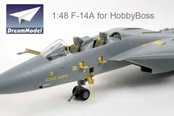 Dream Model DM2014 1/48 F-14A Tomcat Fighter Photo Etched Set Detail Up Parts For Hobby Boss80366