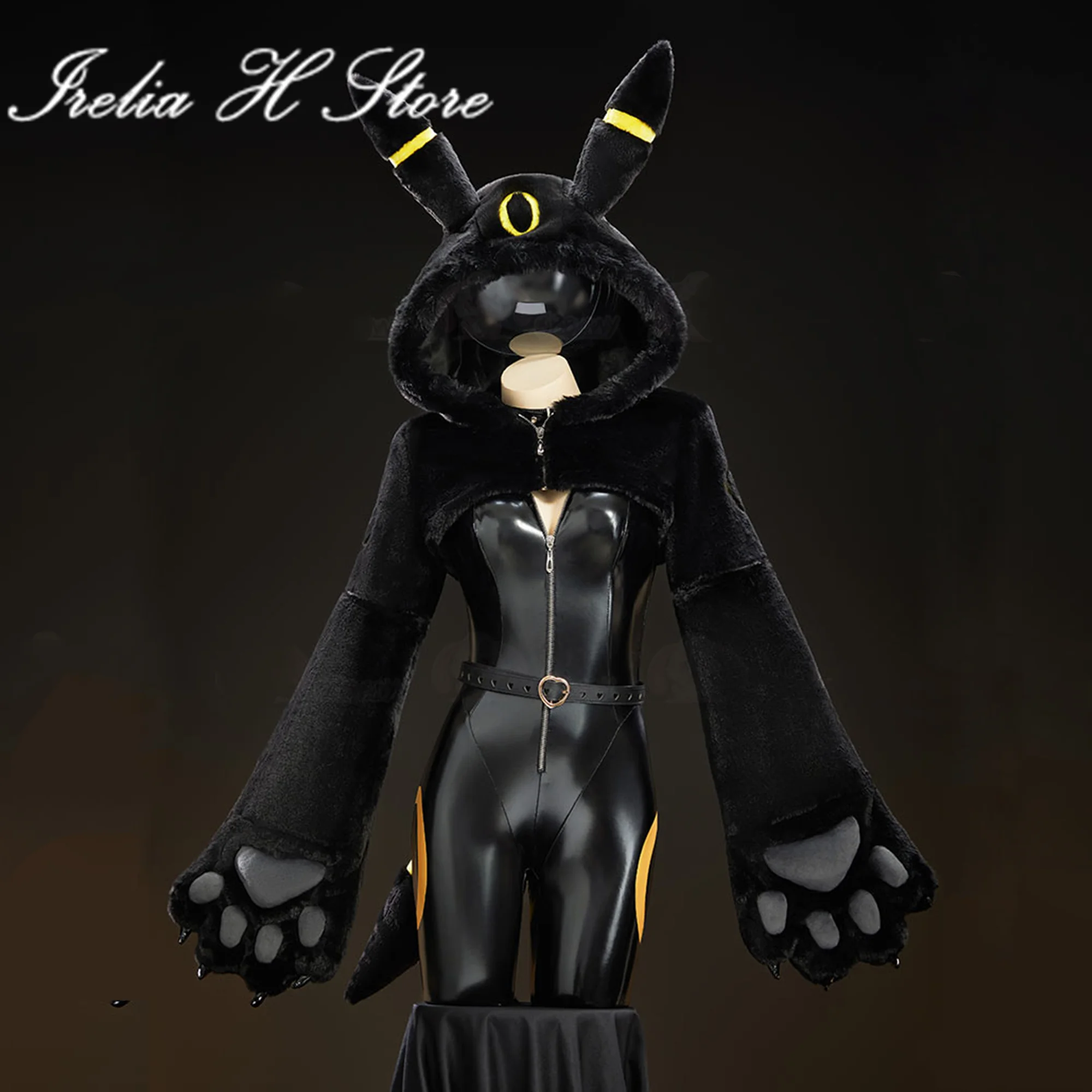 

Сексуальный и милый кожаный комбинезон с большим хвостом лапы, униформа кролика для девочек, Хэллоуин, карнавал, пара, забавная игра, ролевая игра