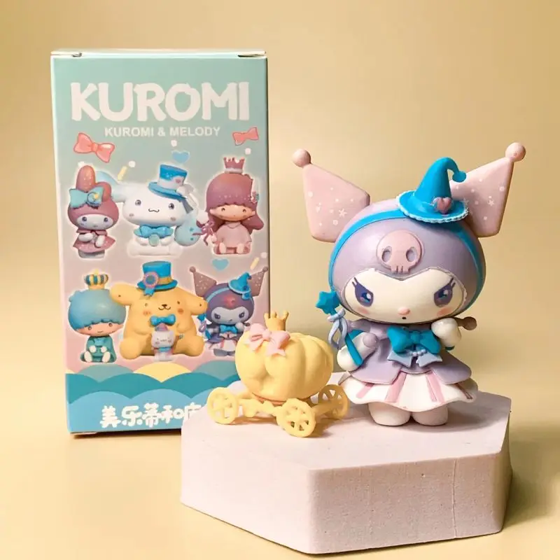 Sanrio Blind Box neue Kawaii Kuromi Cinna moroll meine Melodie Figuren Puppen Blind Bag Spielzeug 12 zufällige Stile dekorative Blind Box Geschenk