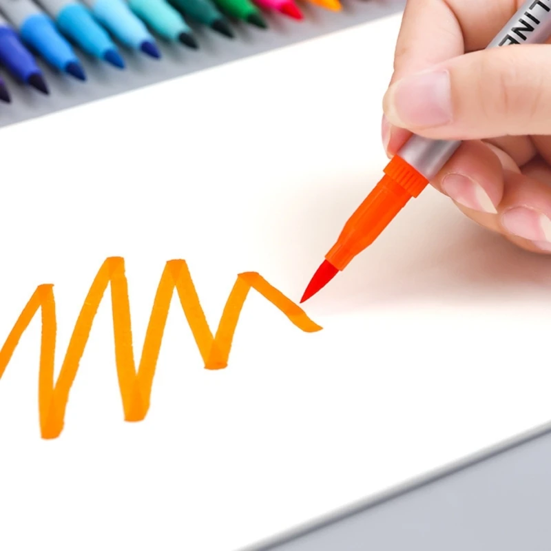 Creative Watercolor Brush Pens Needle Tip Painting Pen Multi-colors Combination Painting Markers for DIY Design Drawing