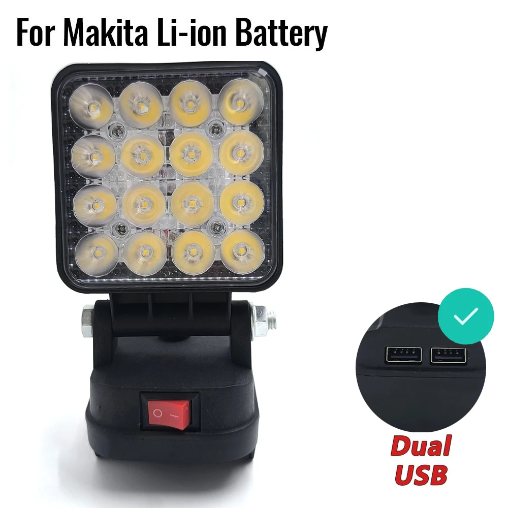 Voor Makita 14.4 V-18 V Li-Ion Batterij Lantaarn Outdoor Zaklamp Draadloze LED Werklamp Camping Lamp Noodverlichting
