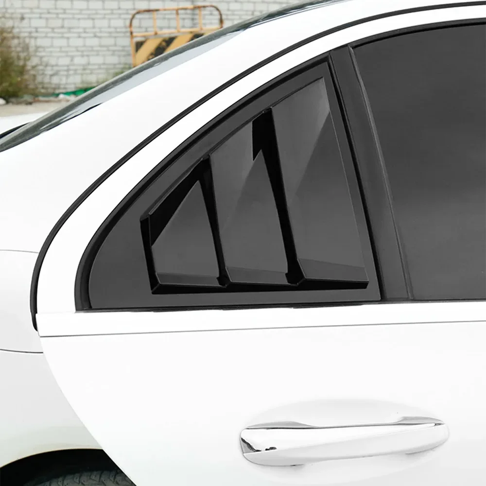 Rear Window Side Vent Shutter Louver Cover Trim For Mercedes-Benz A-Class W176 2013 2014 2015 2016 2017 2018