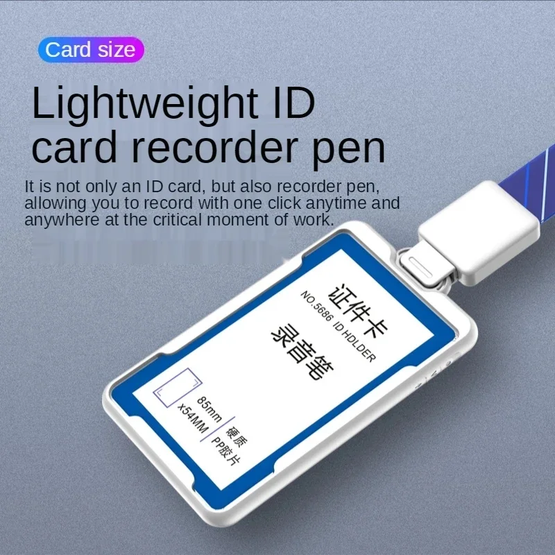 مسجل صوت رقمي USB مع تسجيل صوتي نشط ، مسجل صوت احترافي ، جهاز إملاء ، مشغل MP3 ، بطاقة هوية ، 4-64 جيجابايت #6