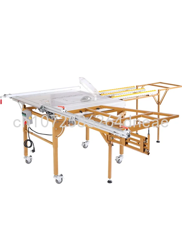 

Woodworking Saw Brushless and Dustless Saw Precision Guide Rail Sliding Table Saw Multifunctional Saw Table Bevel Cutting