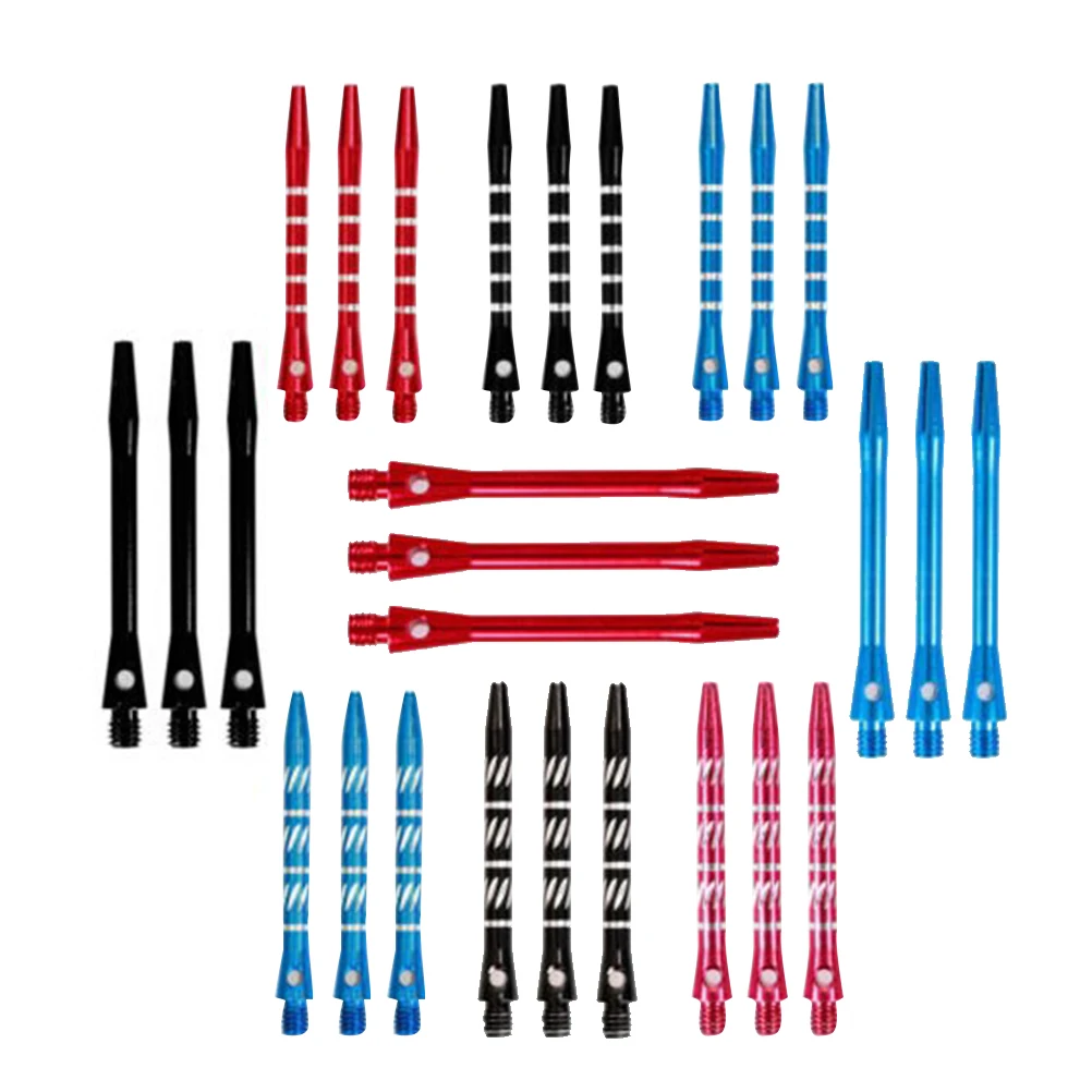 

27 Pcs Aluminum Alloy Dart Rod Shaft Replacement Throwing Toy Aluminium Shafts
