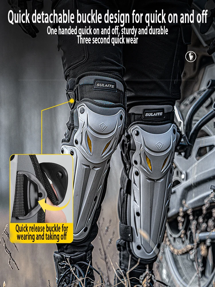 Motorcycle Knee Pad Elbow Protective Combo Leg Protector Equipment Gear Outdoor Sport Motocross Knee Pad Ventilate Four Seasons