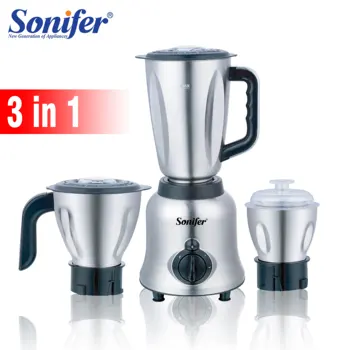 3 in 1 Blender ve kıyma & sıkacağı & taşlama paslanmaz çelik mutfak mikseri meyve mutfak robotu buz BPA BPA ücretsiz BPA