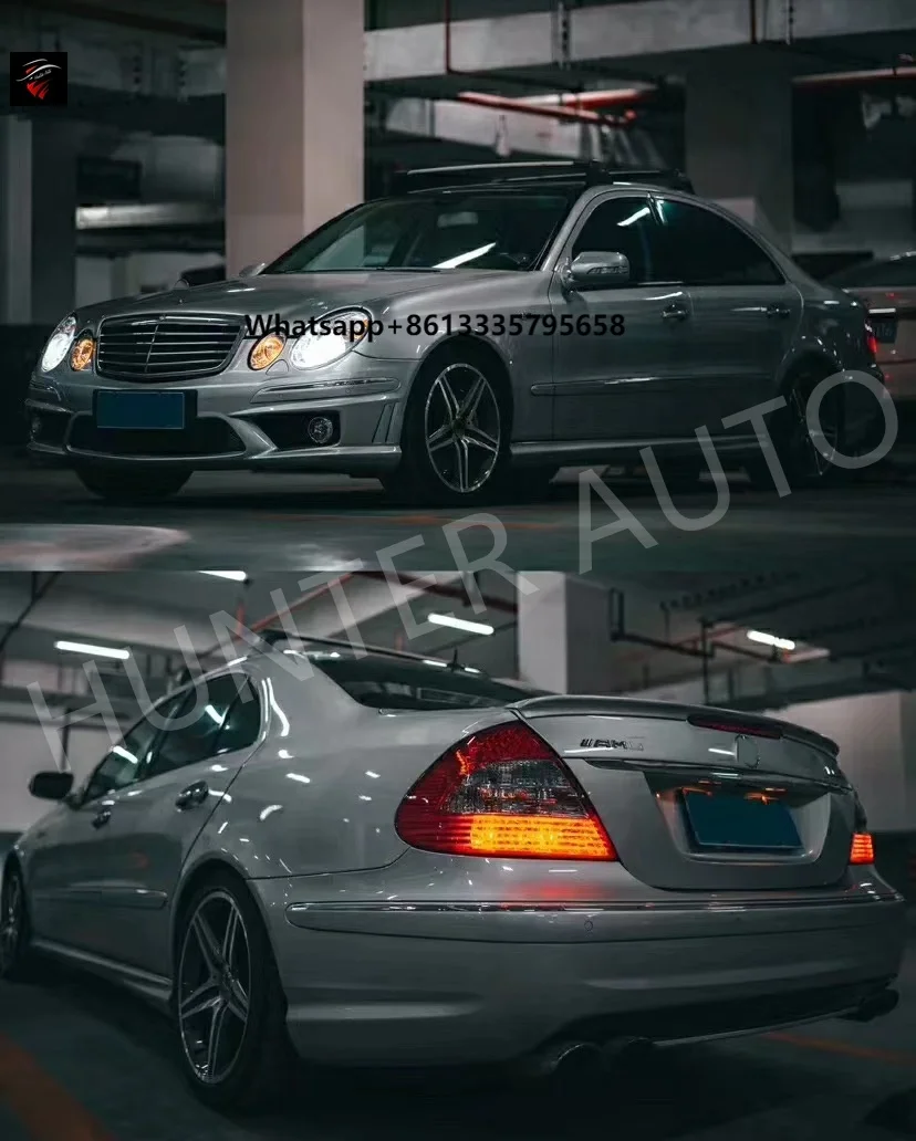 

Hot Sell Best Quality Car Parts Bodykit for E Class W211 Upgrade to E63 Front Rear Bumper Side Skirt Fog Lights