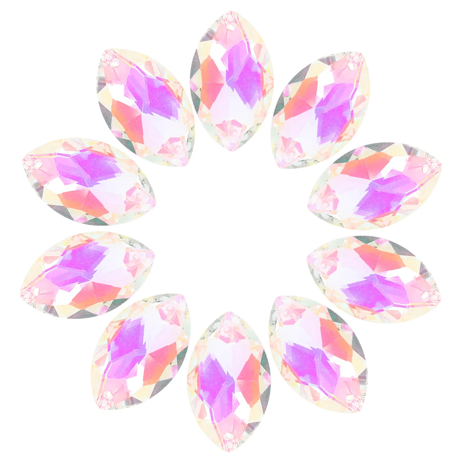 

10 шт. блестящие стеклянные подвески бусины DIY ремесла уникальные модные космические украшения стеклянные подвески блестящие бусины изготовление сережек Шарм