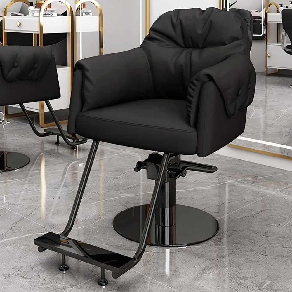 

Ergonomic Modern Barber Chair Nordic Unique Personalized Simple Hairdresser Chair Professional Salon Kapperstoel Hair Furniture